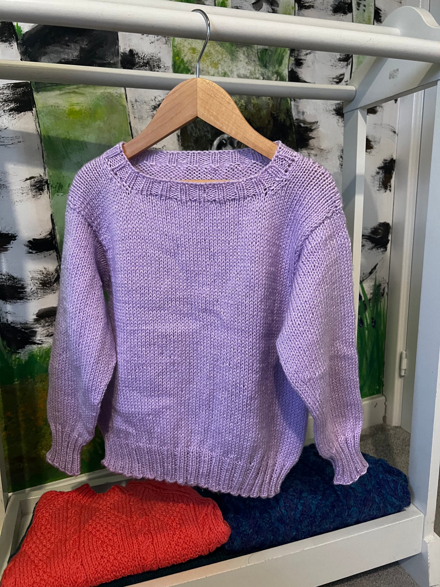 Personalised hand knitted 4-5 years knits