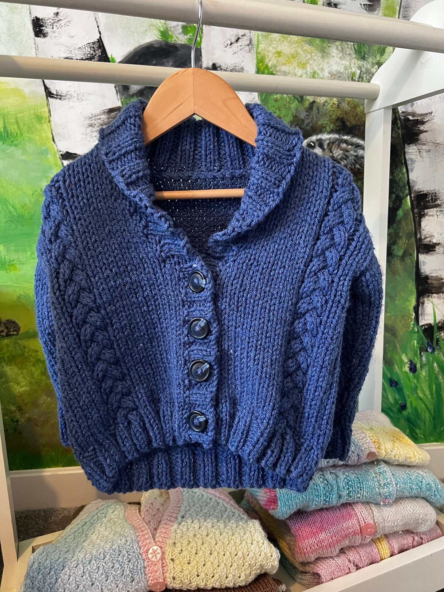 Personalised hand knittied 2-3 years knits