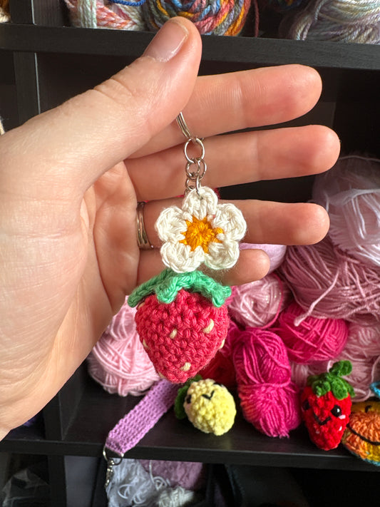 Strawberry Key Rings