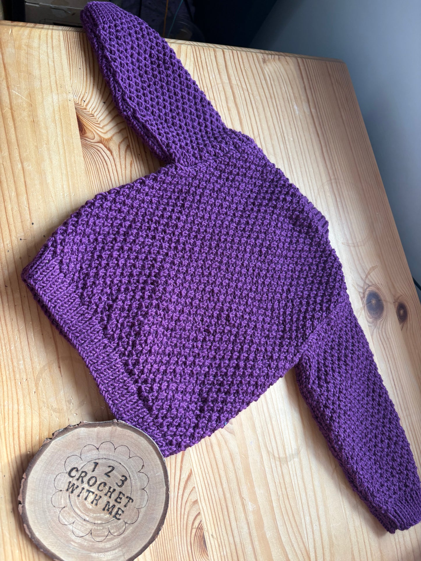 Personalised 9-12 Months Hand Knitted Cardigans