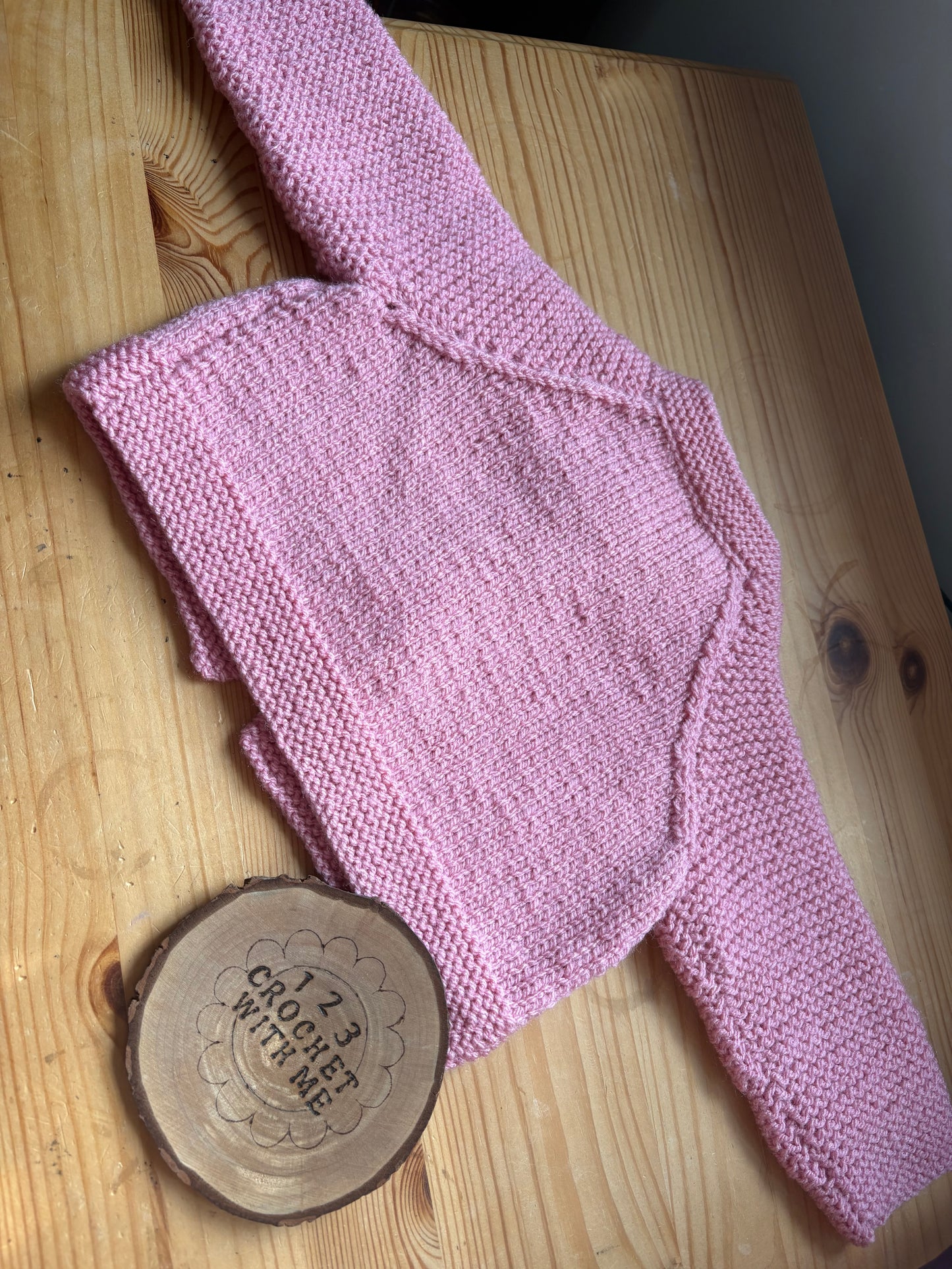 Personalised Hand Knitted 3-6 Months Cardigans