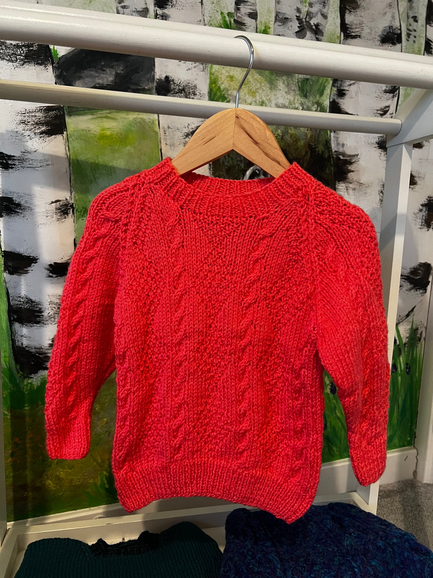 Personalised hand knittied 2-3 years knits