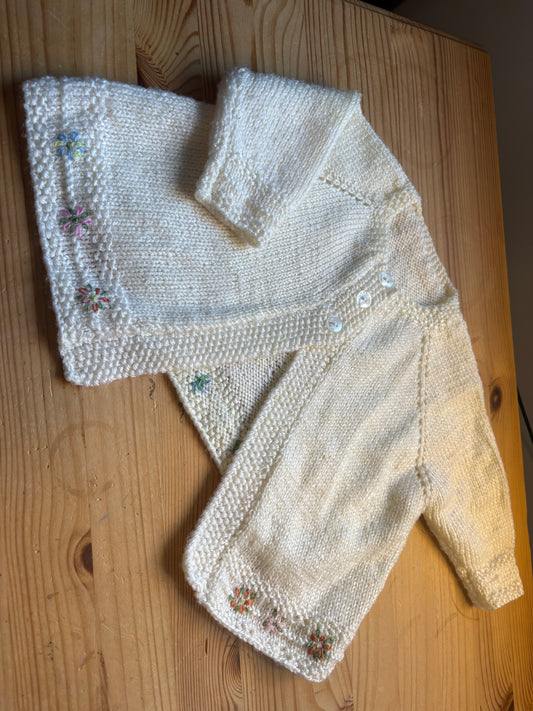 Personalised 9-12 Months Hand Knitted Cardigans