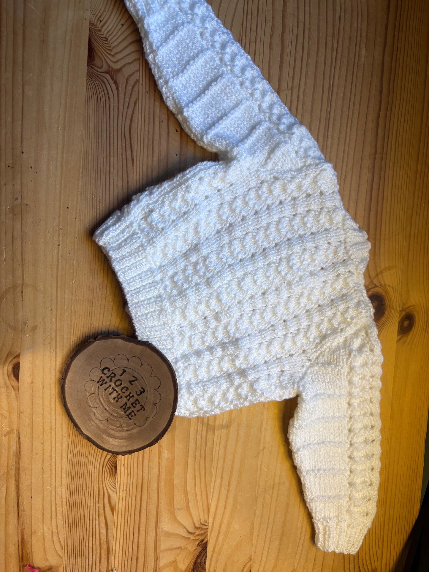 Personalised 6-9 Months Hand Knitted Cardigans