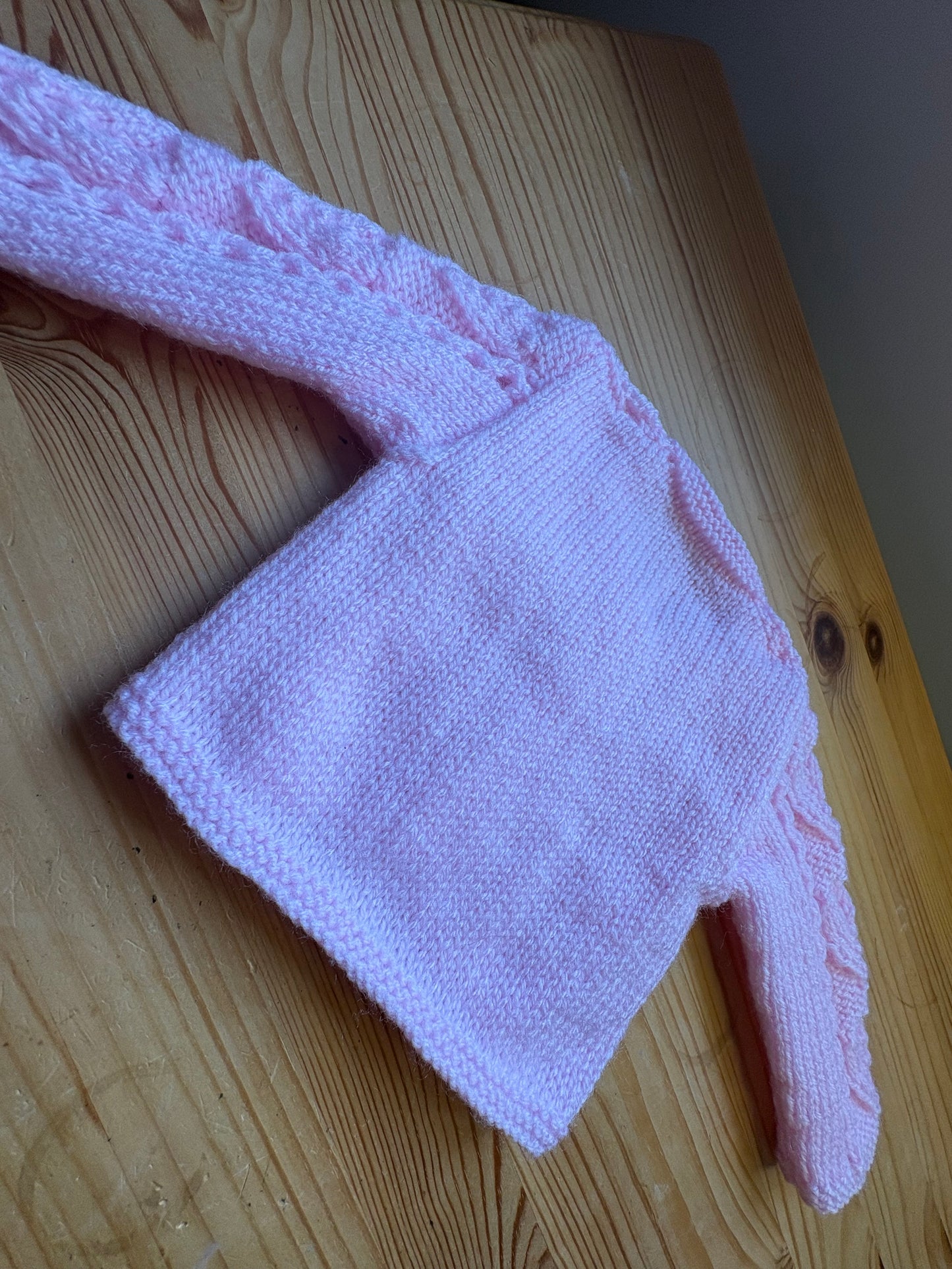 Personalised Hand Knitted 0-3 Months Cardigans