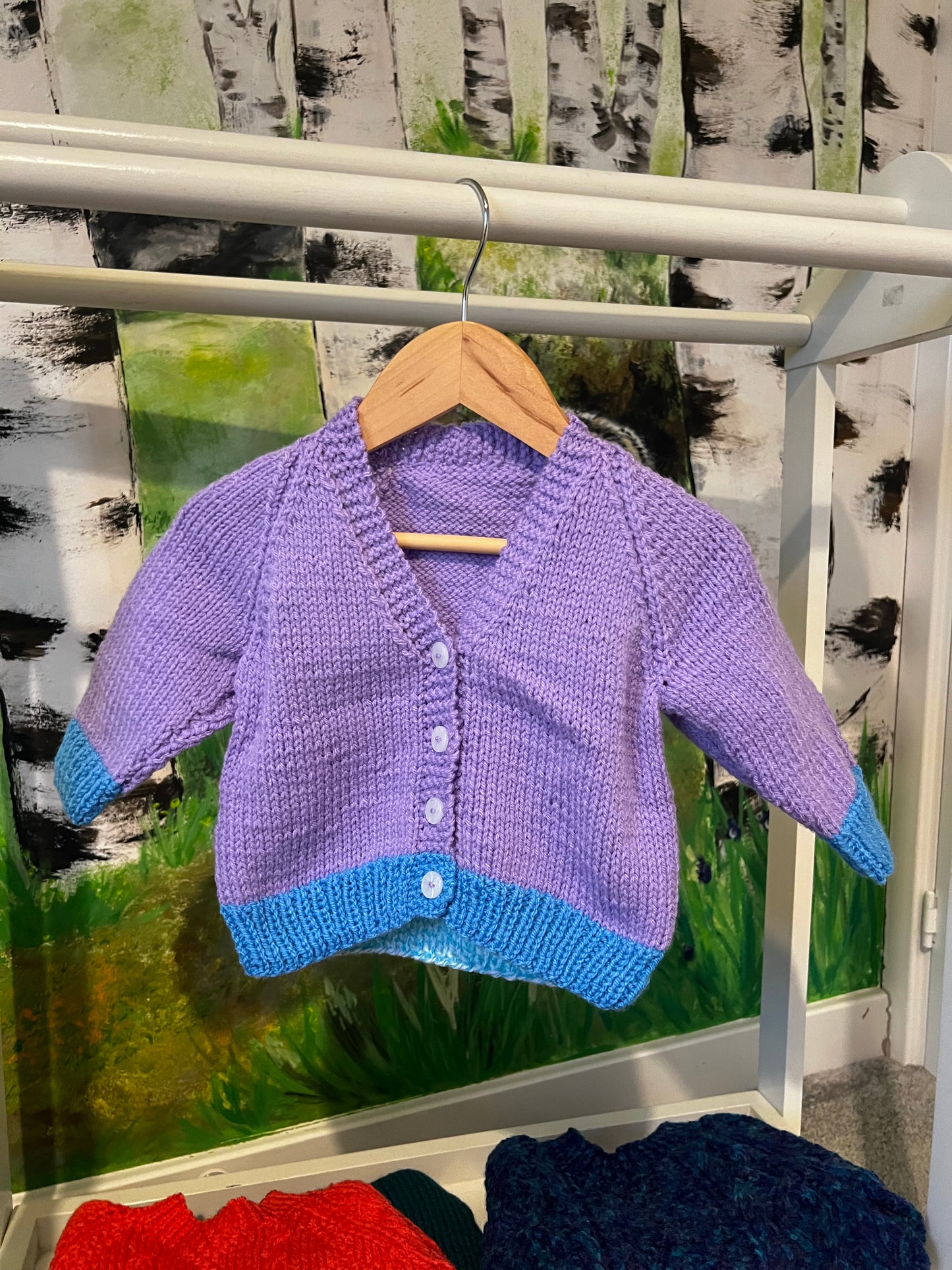 Personalised 9-12 Months Hand Knitted Cardigans