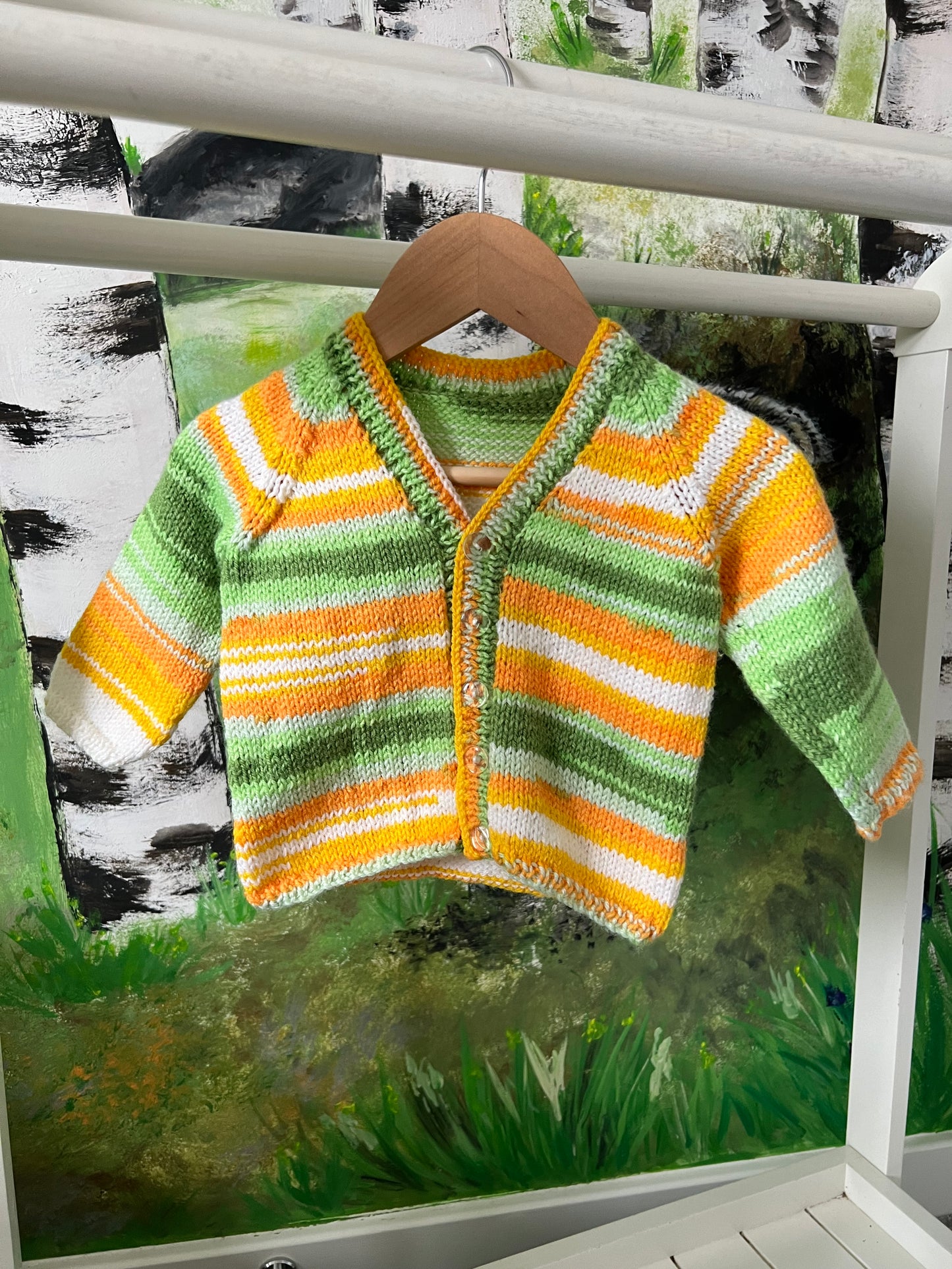 Personalised 9-12 Months Hand Knitted Cardigans