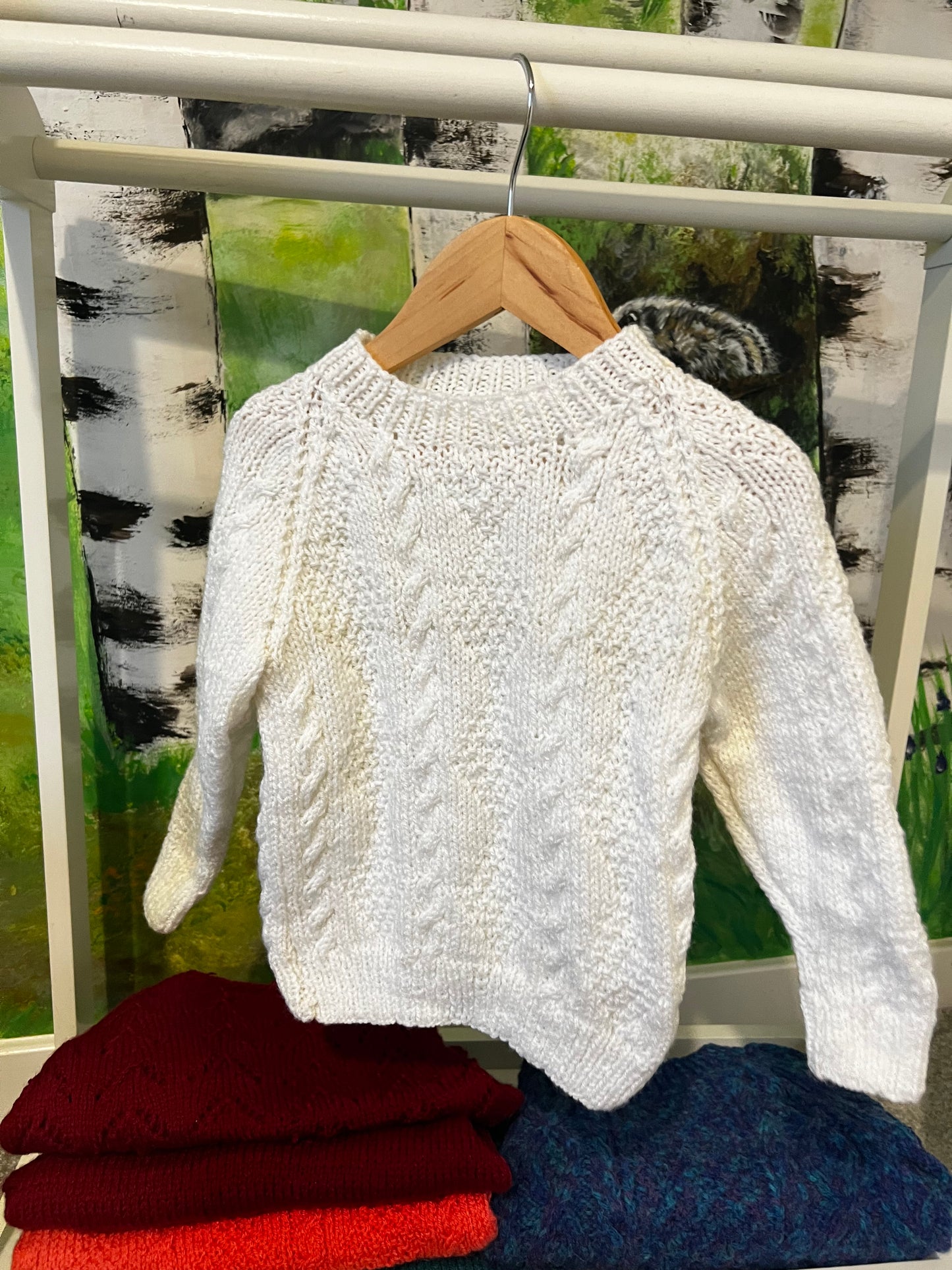 Personalised hand knittied 2-3 years knits