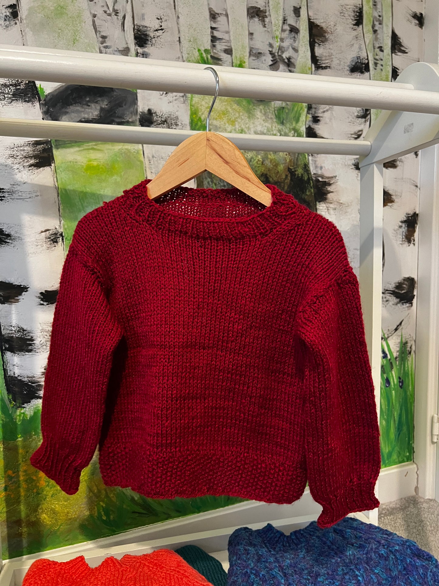 Personalised hand knittied 2-3 years knits