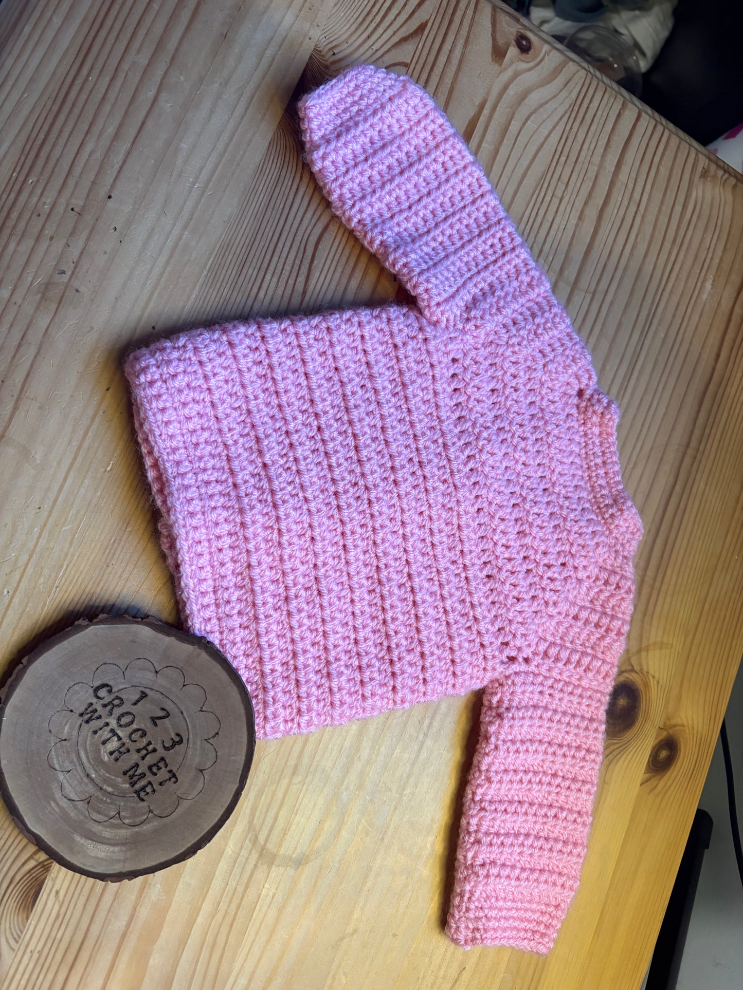 Personalised Hand Knitted 0-3 Months Cardigans