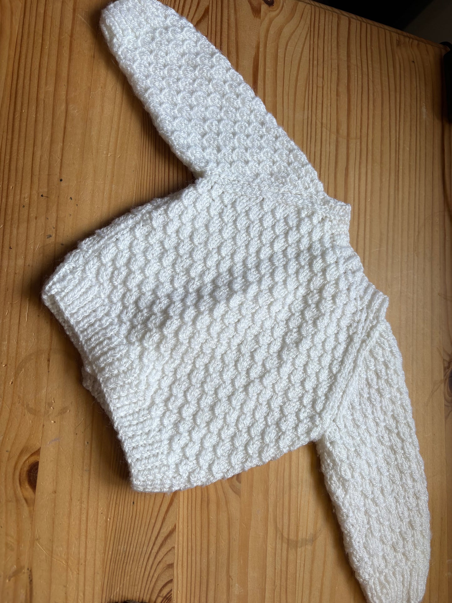 Personalised Hand Knitted 0-3 Months Cardigans
