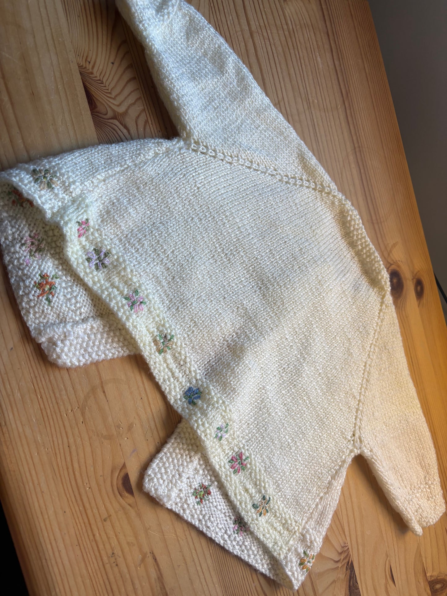 Personalised 9-12 Months Hand Knitted Cardigans