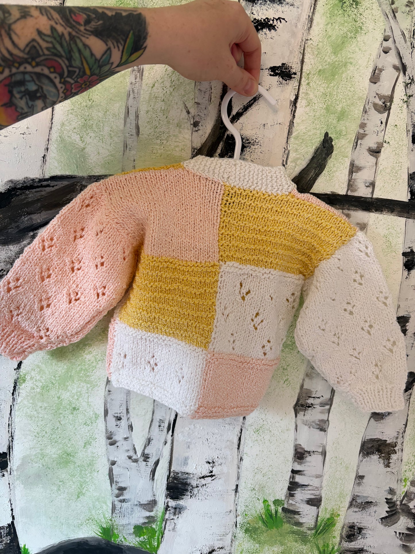 Personalised 9-12 Months Hand Knitted Cardigans